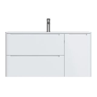 Тумба с раковиной IDDIS Edifice подвесная 100см белый EDI10W1i95K